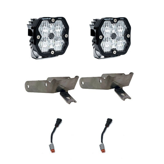 Baja Designs 99-10 Ford Super Duty Squadron 2.0 Pro Fog Pocket Kit