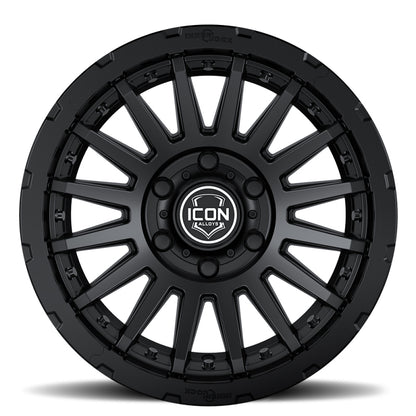 ICON Alloys Recon Pro Satin Black - 18x9 / 6x5.5 / 0mm / 5in BS
