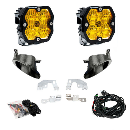 Baja Designs 14-18 Mercedes Sprinter Van 2500/3500 Squadron Sport 2.0 Fog Pkt Kit (WC) - Baja Amber