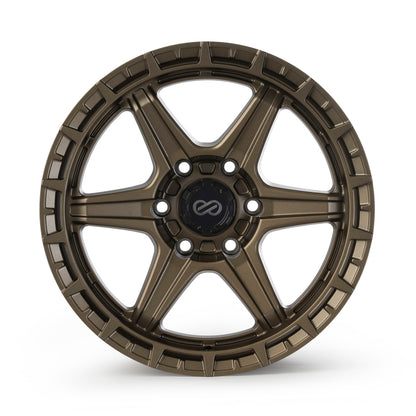 Enkei Trail-Finder 17x9 / 6x139.7 BP / ET-12 / 106.1mm Bore - Matte Bronze Wheel