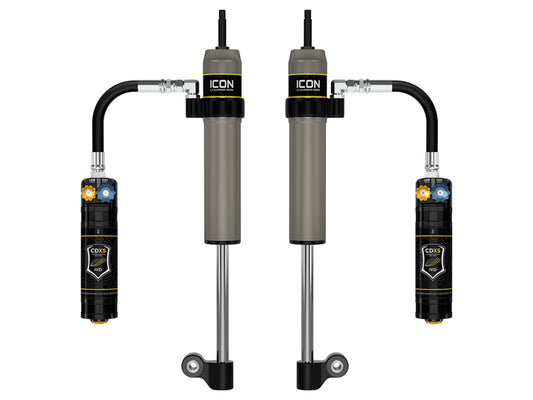 ICON 05-23 Toyota Tacoma Rear VS 2.5 Alum RXT Shock Absorbers Remote Resi w/ CDXS Pair