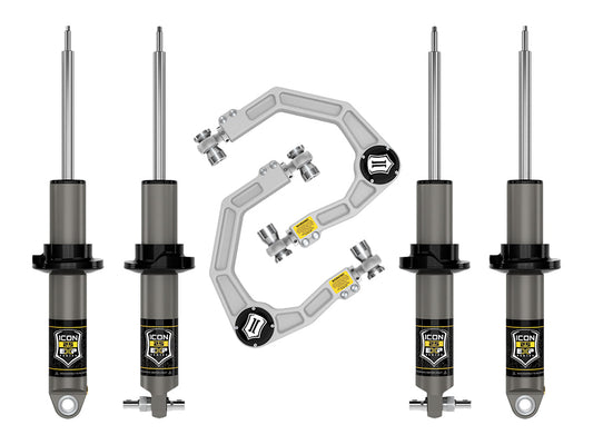 ICON K40002 Stage 2 suspension system with billet upper control arms for Ford Bronco HOSS 1.0