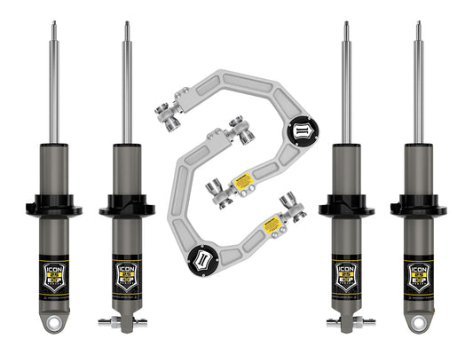ICON K40012 Stage 2 suspension system with billet upper control arms for Ford Bronco HOSS 2.0
