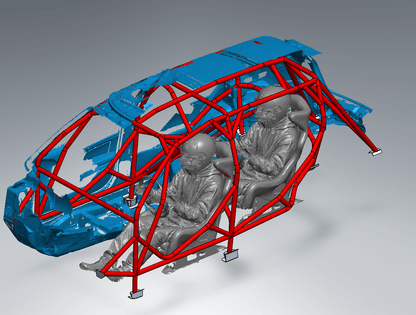 E46 Wagon Party Roll Cage Kit — view 2