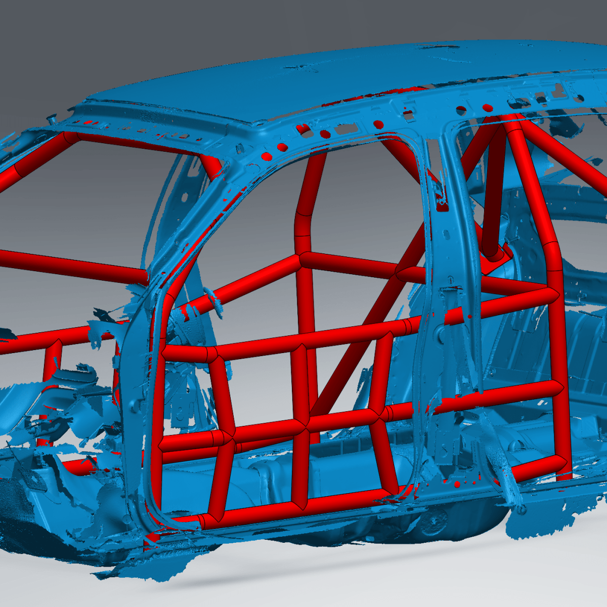 Crown Vic Freedom 500 Roll Cage Kit