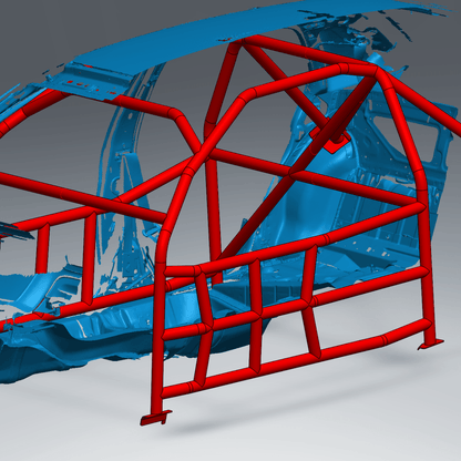 Crown Vic Freedom 500 Roll Cage Kit — view 2