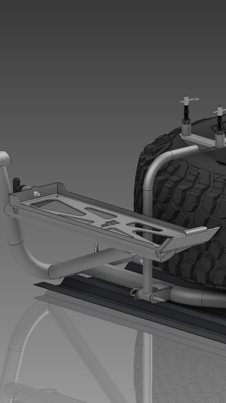 Izzy Fab 2-Ton Pro Eagle Jack Mount with Aluminum Skid