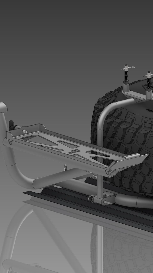Izzy Fab 2-Ton Pro Eagle Jack Mount with Aluminum Skid