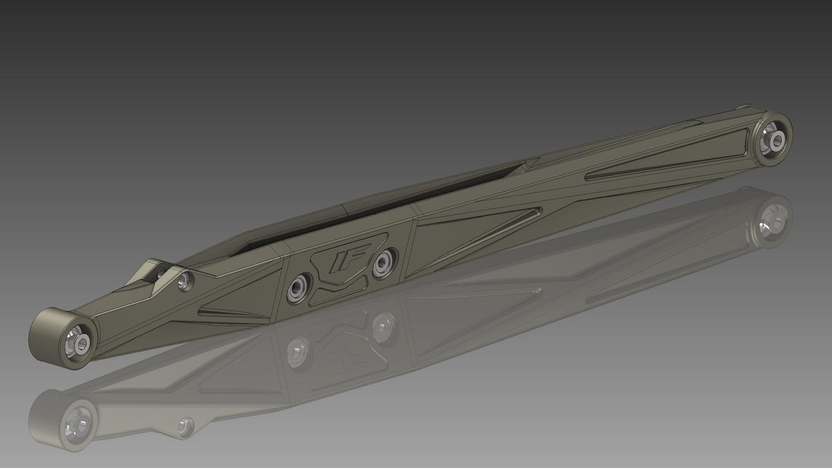Izzy Fab 55-Inch 7075 Billet Crew-Cab Trailing Arms — manufacturer product gallery