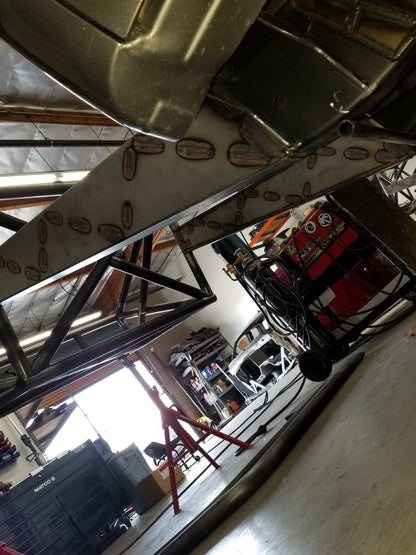 Izzy Fab Silverado 4130 Boxed Rear Frame Kick Sections — manufacturer product gallery