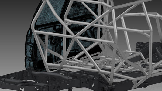 Izzy Fab 1999–2006 GMT800 Weld-It-Yourself Cab Cage — manufacturer product gallery