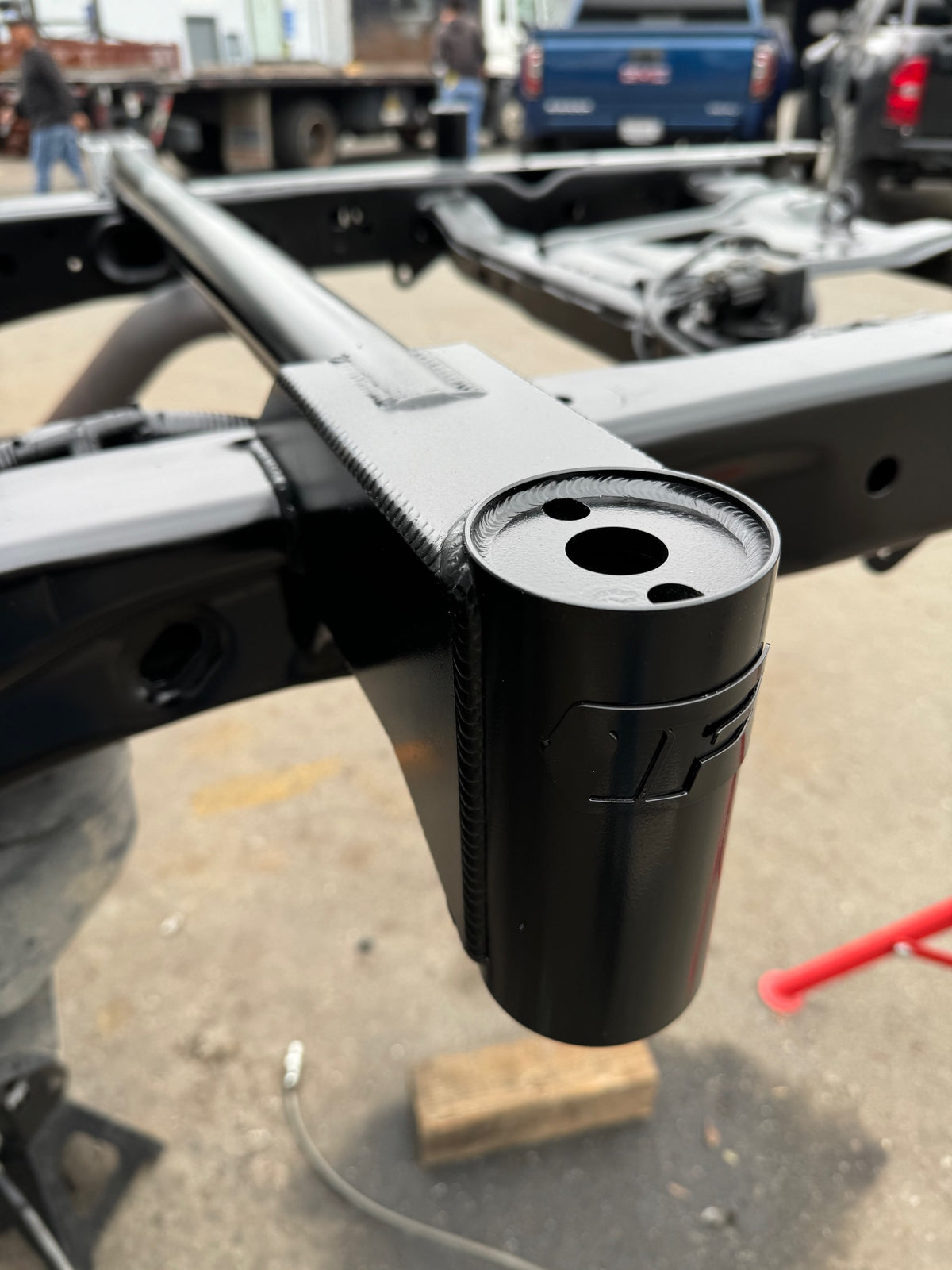 Izzy Fab Gen 1 Ford Raptor Rear Bumpstop Mounts and Chassis Brace — manufacturer product gallery