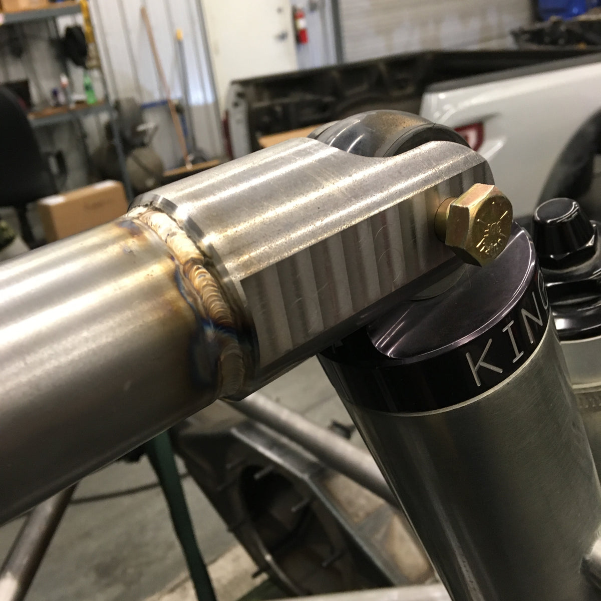 Izzy Fab Shock Mount Clevis, Pair
