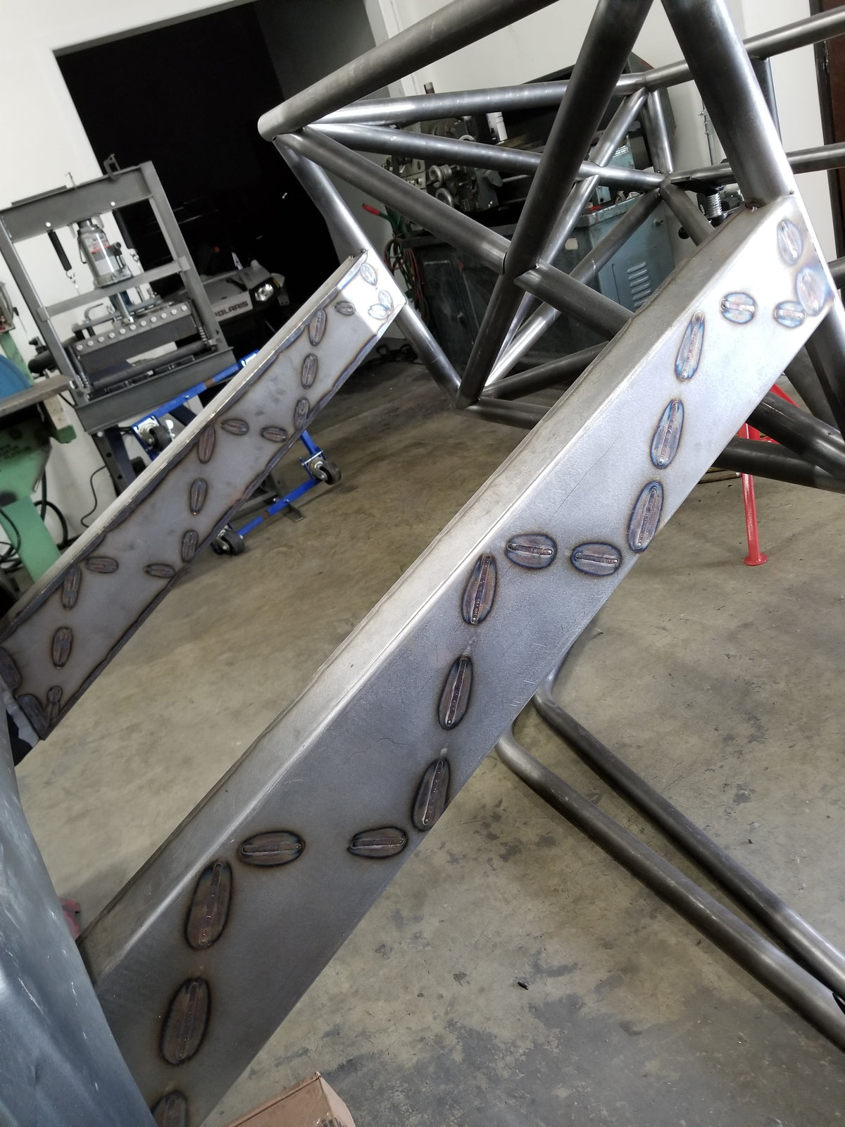 Izzy Fab Silverado 4130 Boxed Rear Frame Kick Sections