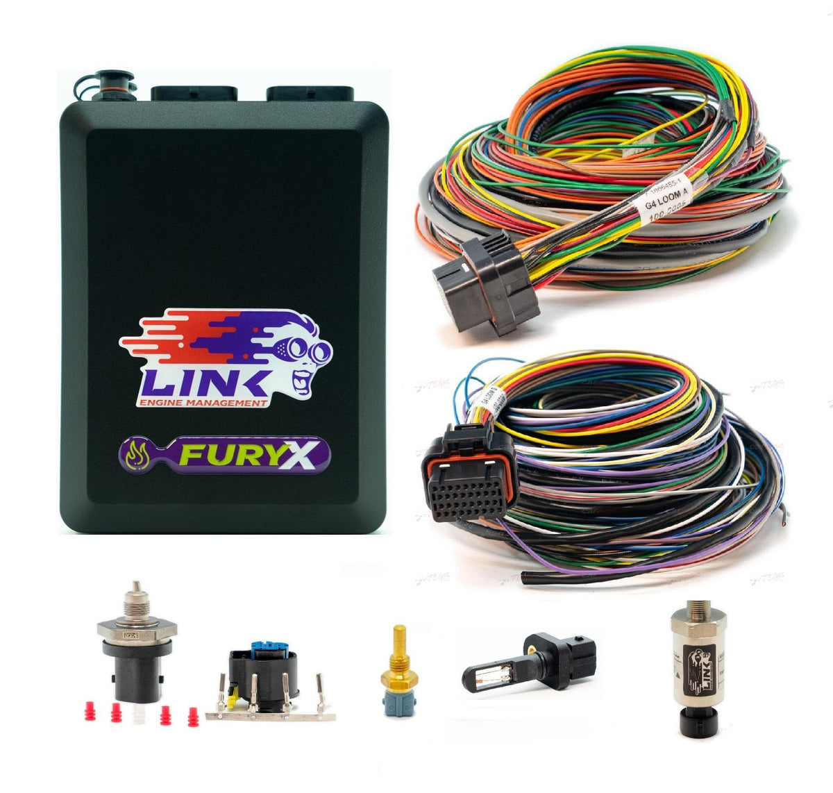 Link ECU G4X FuryX Wire-In Bundle - ECU + Looms + Sensors — SKU 122-9800B