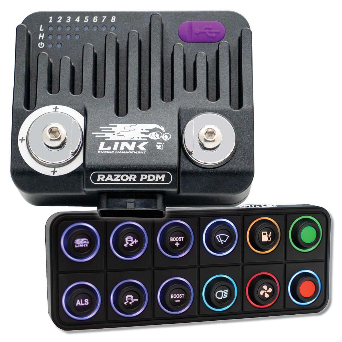 Link ECU Razor PDM Bundle - Razor PDM + 12 Button CAN Keypad — SKU 135-9500B