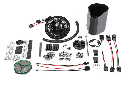 Radium 20-1090 FL5 Civic Type R fuel hanger for AEM 50-1220 or DW440 pumps; pumps not included