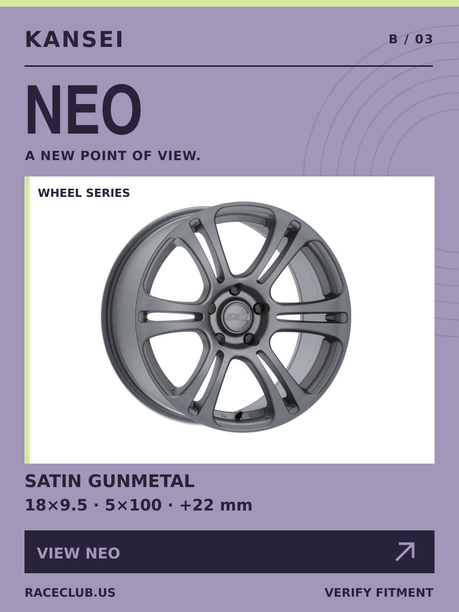 Kansei NEO. Verify application and installation requirements.