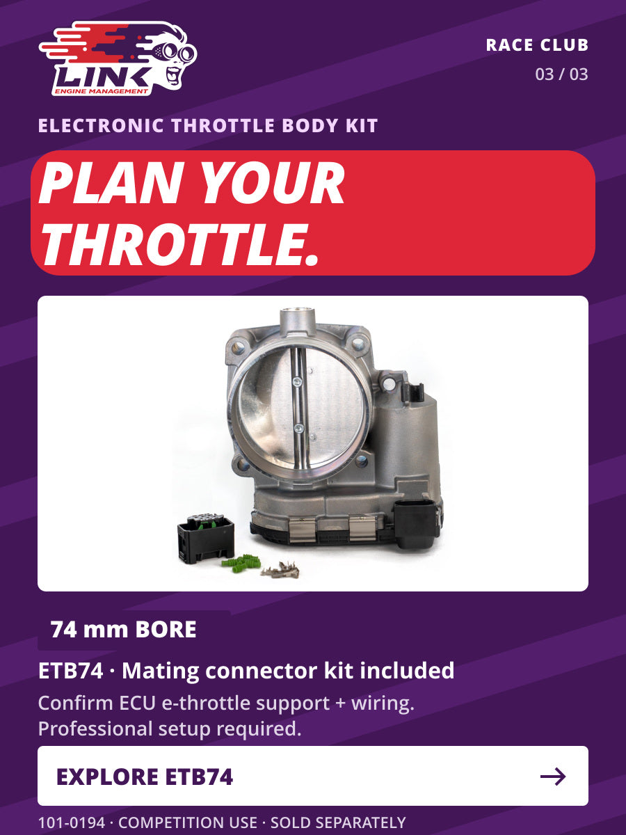 74mm Electronic Throttle Body Kit. Verify application and installation requirements.
