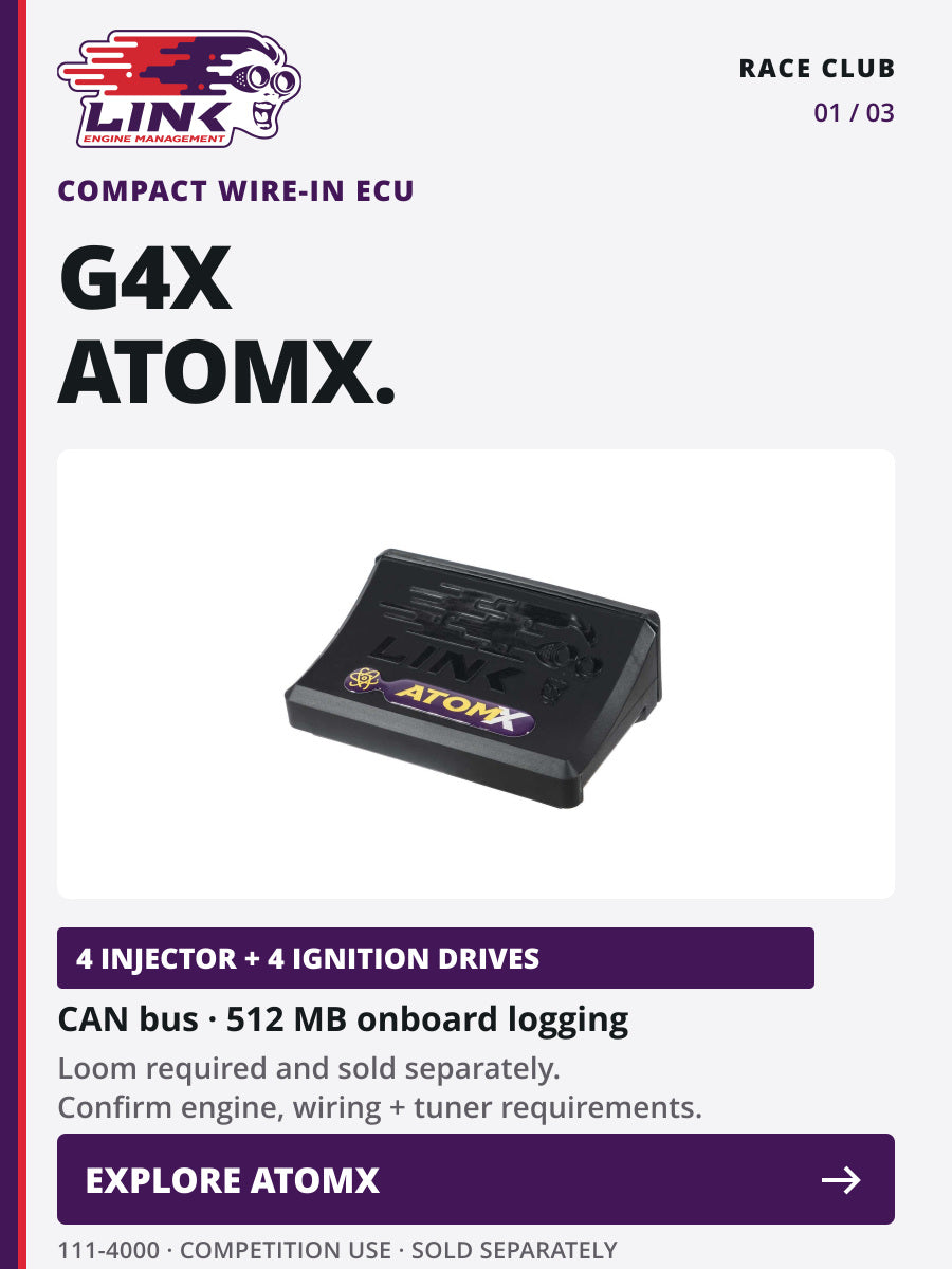 G4X AtomX. Verify application and installation requirements.