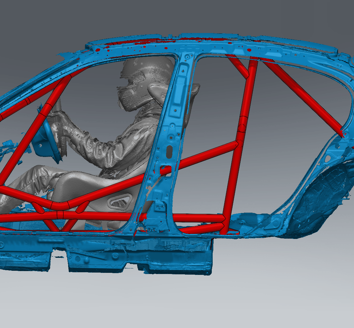 G35 Sedan Road Race Roll Cage Kit — view 2