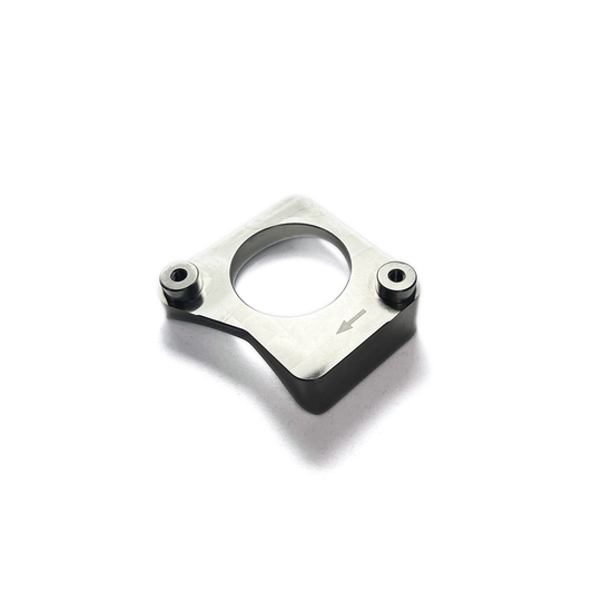 Ticon Industries Denso circular titanium MAF flange 22680-AA310, part 103-30990-1002