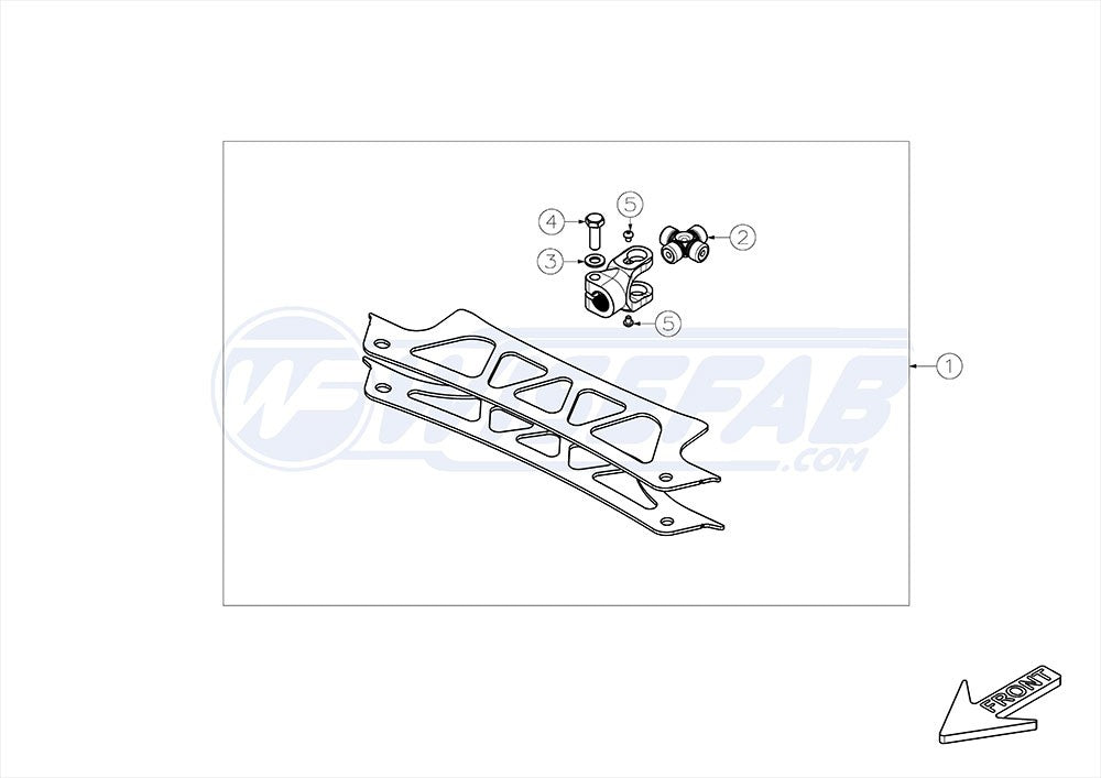 Wisefab WF8691 100A E90 steering rack conversion