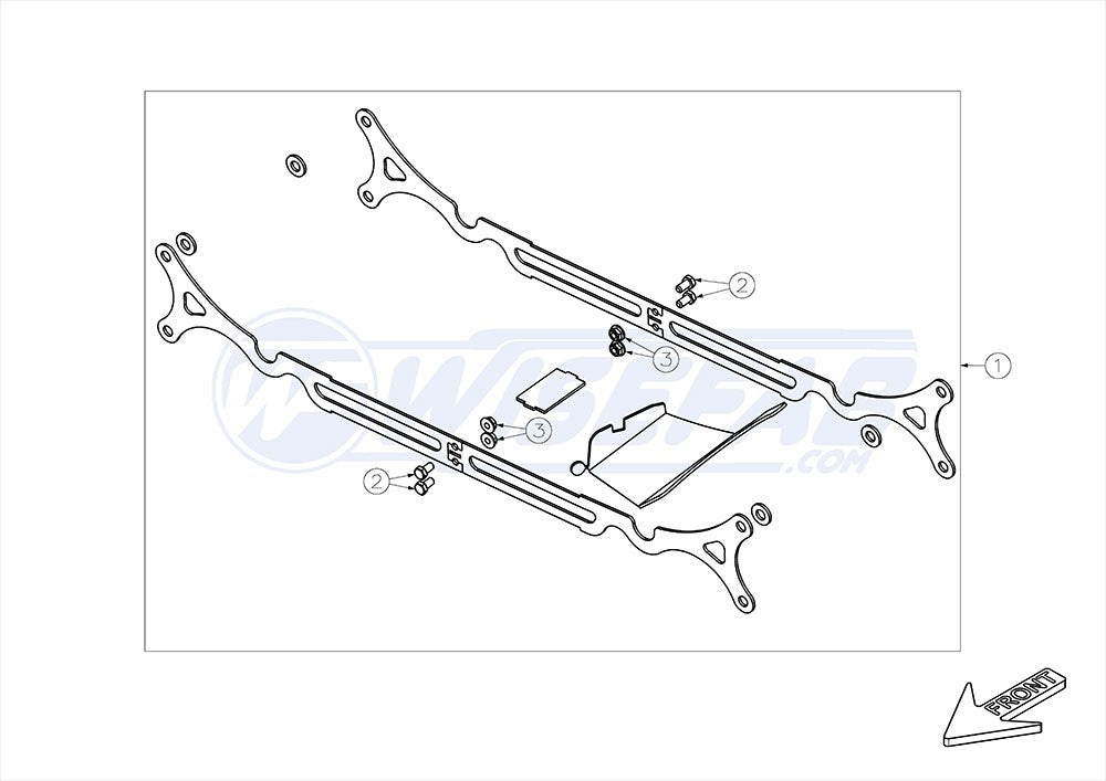 Wisefab WF8692 110A steering rack conversion jig